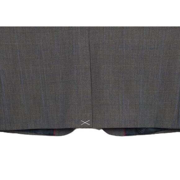 Vince Camuto Men's Slim-Fit Super Stretch Suit Jacket Grey Plaid 42L NWT - Picture 6 of 7